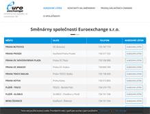 Tablet Screenshot of euroexchange.cz